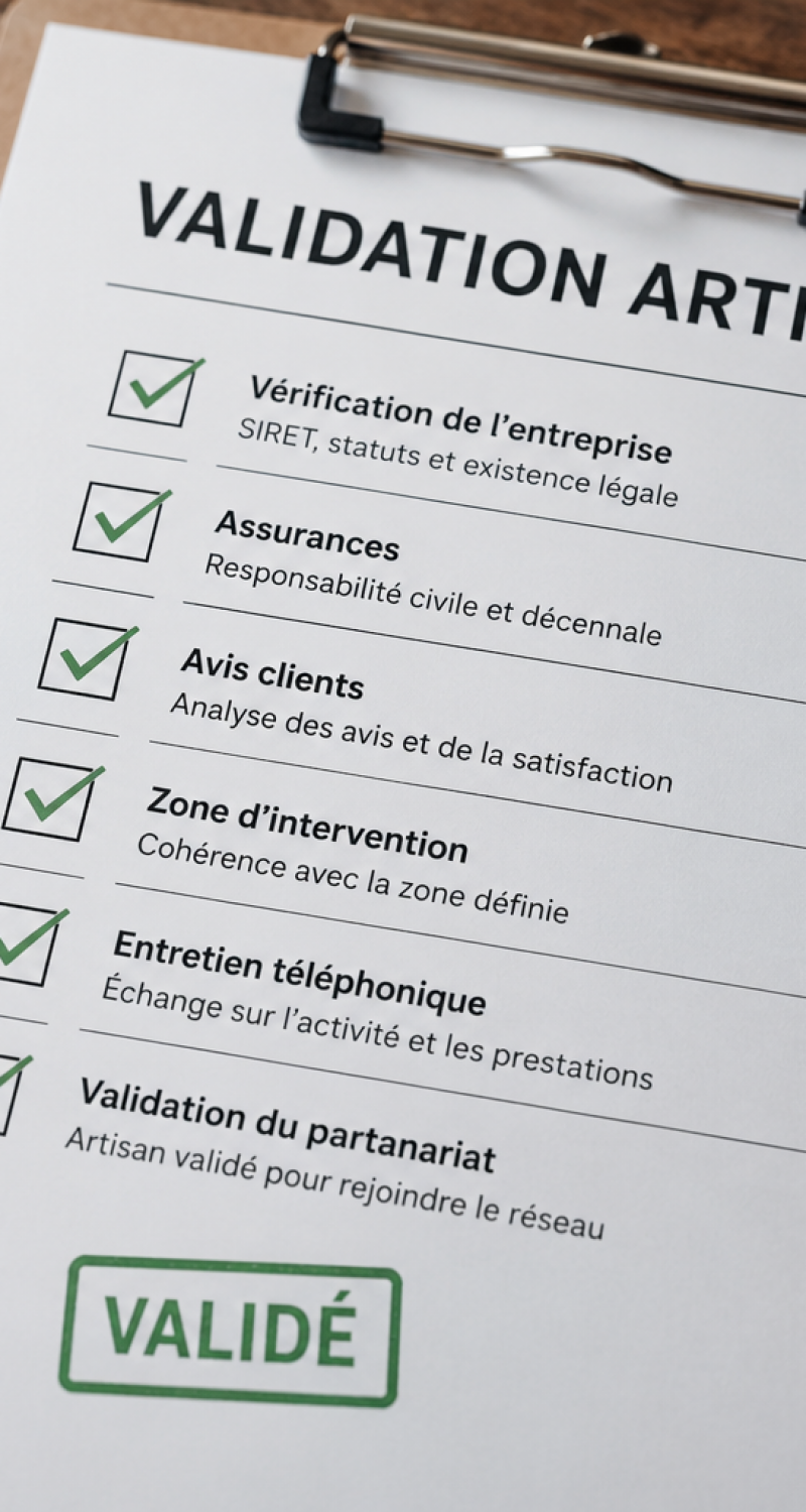 sélection de l'artisan - Image